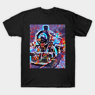 Psychedelic Locomotive T-Shirt